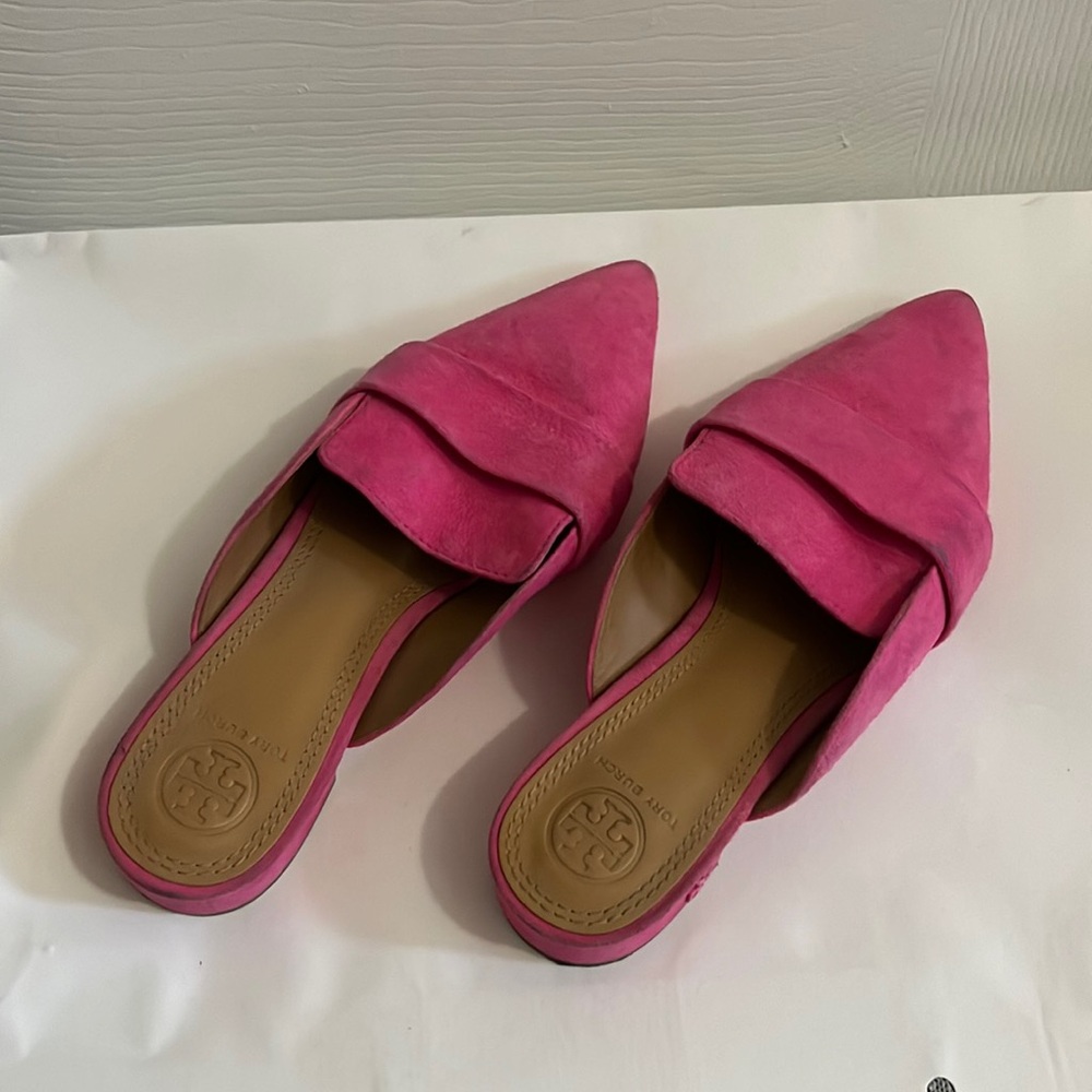 Tory Burch Pink Mules